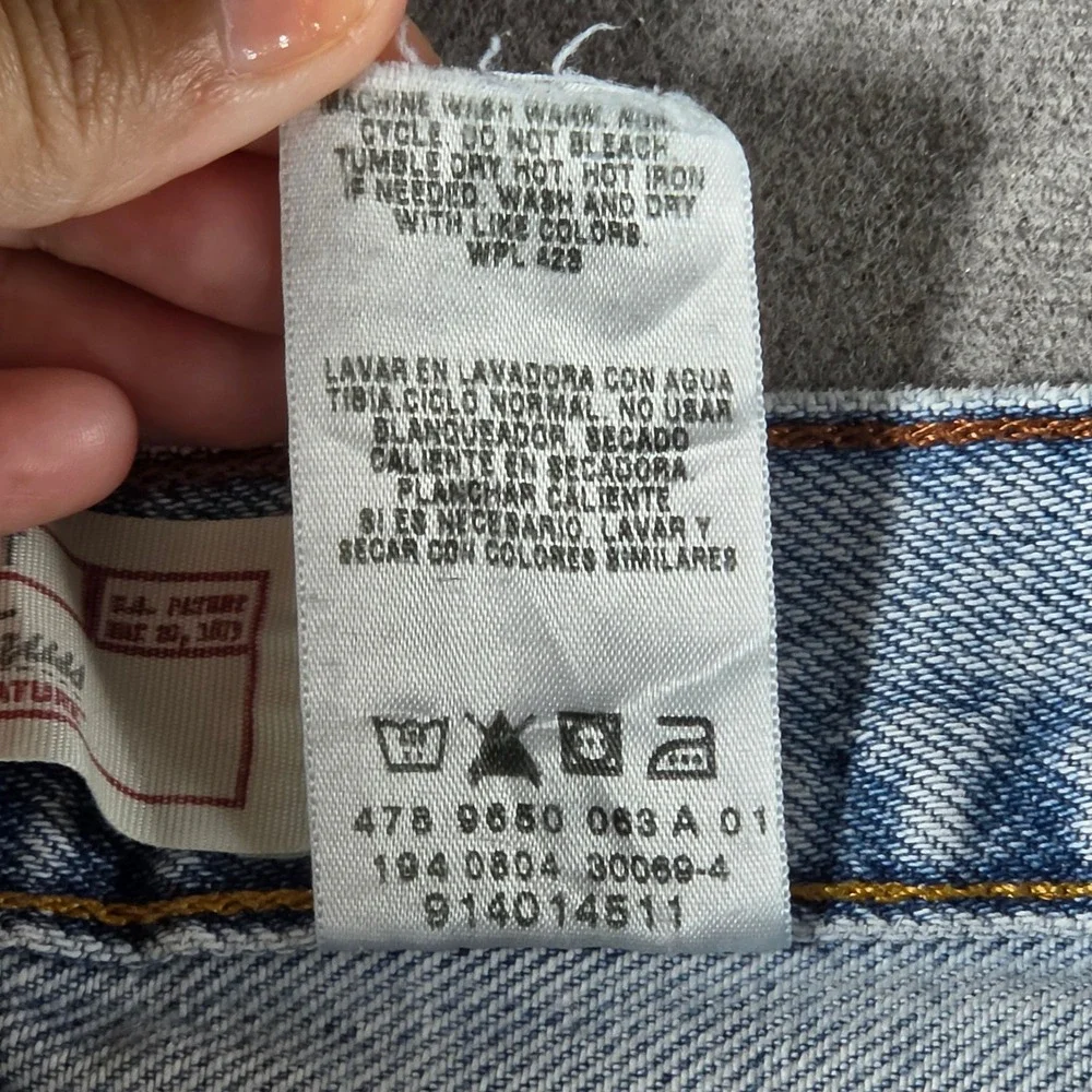 Levi Strauss Signature Jeans Mens 36x32 Light Wash Relaxed Fit Denim 03937600707
